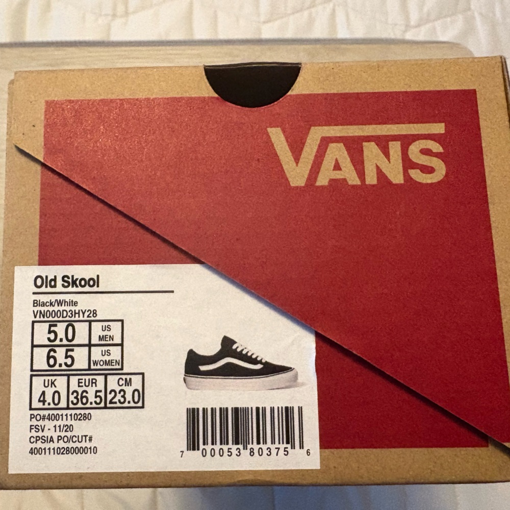 Vans Old Skool Black/White Sneakers